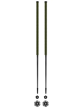 Skitourenstöcke – Unisex – Les Bâtons d'Alain – 2026 Koa Größe 145 cm Khaki - Les batons d'Alain - FashionsVida