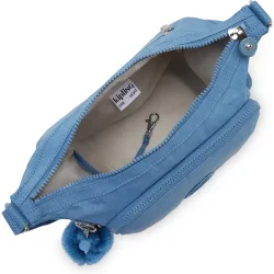Bandolera mediana de mujer con bolsillos externos y asa regulable