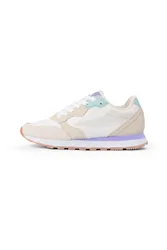 Sneakers bianche e beige con suola a contrasto COURTBAY 39
