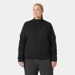 Women's Versalite Fleece Jacket Plus Black 2X - Black - Female