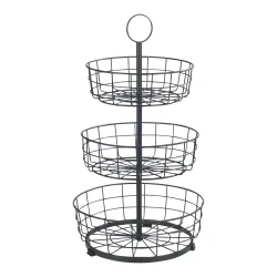 Obst-Etagere „3-fach“ schwarz