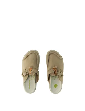 Pantofole pelle scamosciata BEIGE 36 - SATORISAN - FashionsVida