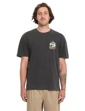 T-shirt à Manches Courtes Zurf Co Pw Black L