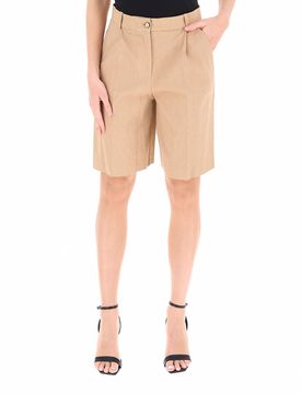 Pinko Bermuda in lino BEIGE 40