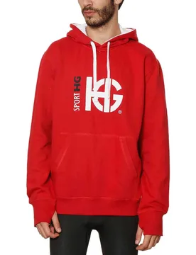 Sport Hg Hype Hoodie Red S Men - Sport Hg - FashionsVida