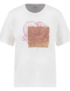 Maglietta A Maniche Corte 25086502 Mauve Rose M - Fynch Hatton - FashionsVida