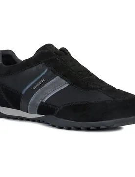 Baskets Wells Black / Dark Jeans EU 39 - Geox - FashionsVida