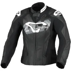 Giubbotto Moto Donna Blitz Nero / Bianco taglia 38