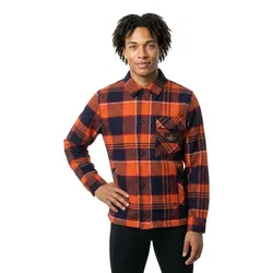 Chemise à Manches Longues Padded Overshirt Eclipse / Rooibos S