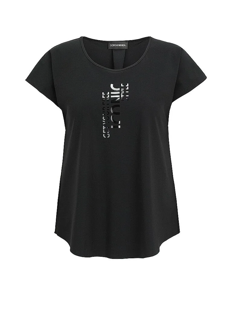 T-Shirt schwarz 52 damen - Doris Streich - FashionsVida