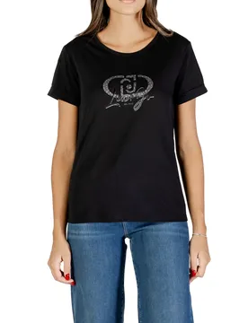 Liu Jo Damen T-Shirt Schwarz 490277
