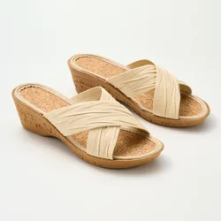 Pagen Pantolette "Sylvia" beige