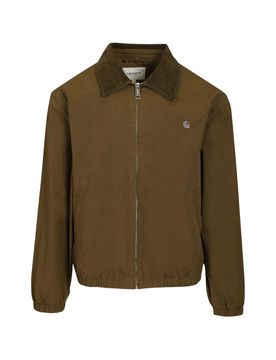 Men's Cotton Canvas Work Jacket with Quilted Lining