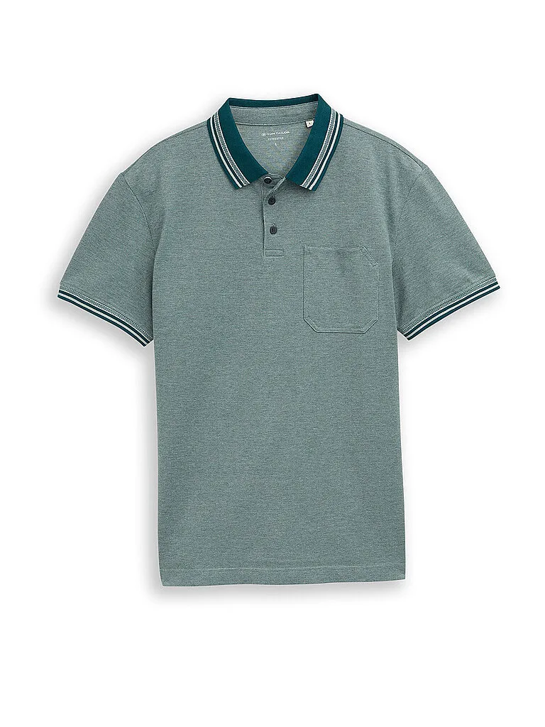 Tom Tailor Polo vert foncé M - Tom tailor - FashionsVida