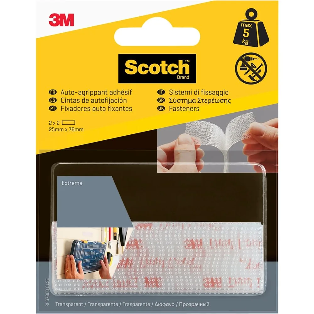 Cintas Auto-Sujeción Extrema - 4 Uds 25 mm x 7,5 cm - 3M - FashionsVida
