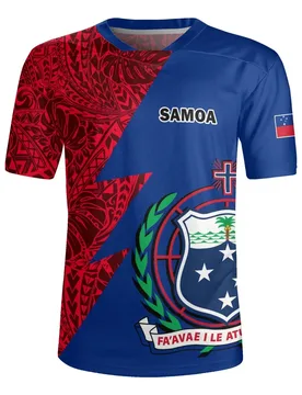 America Samoa Rugby-jersey 3D Printing V Neck T Shirt Samoa Coat Of Arms Emblem Graphic V-Neck T-shirts Mens Clothing Tee Shirts - Aliexpress - FashionsVida