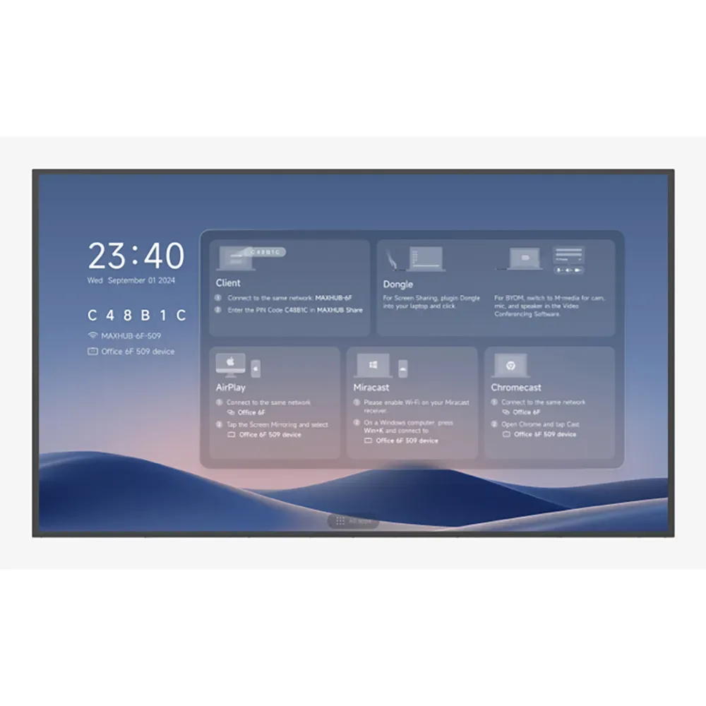 Affichage Du Moniteur Nd86cmb Black One Size unisex - Maxhub - FashionsVida