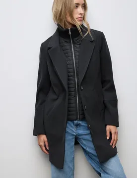 Reversmantel mit Inlay female Blau - Street One - FashionsVida