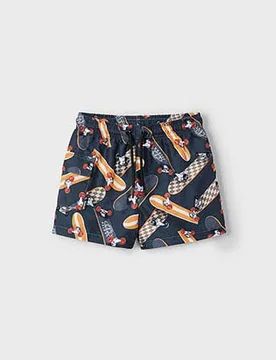 Boxer mare blu con fantasia skate - Mayoral - FashionsVida