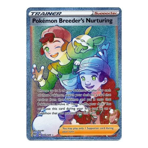 Darkness Ablaze 195/189 Pokemon Breeder's Nuturing (Rainbow Rare) - Pokémon - FashionsVida