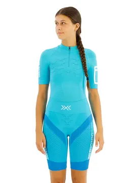 Maglietta A Maniche Corte Effektor .0 Trail Effektor Turquoise / Arctic Whit XS
