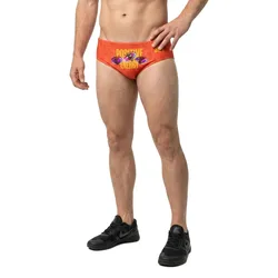 S.w.smiley Sensoral Shimmer Swimming Brief Orange XL Men