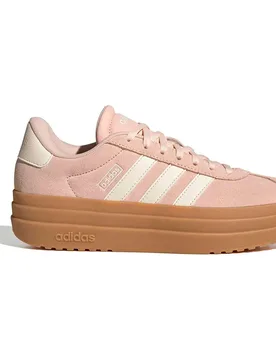 Sneaker Vl Court Bold Blush Pink / Off White / Gum 3 EU 40 - Adidas - FashionsVida