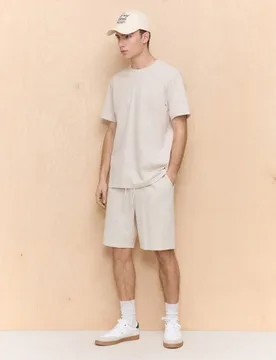 Pantalón corto de felpa de hombre - Easy Wear - FashionsVida