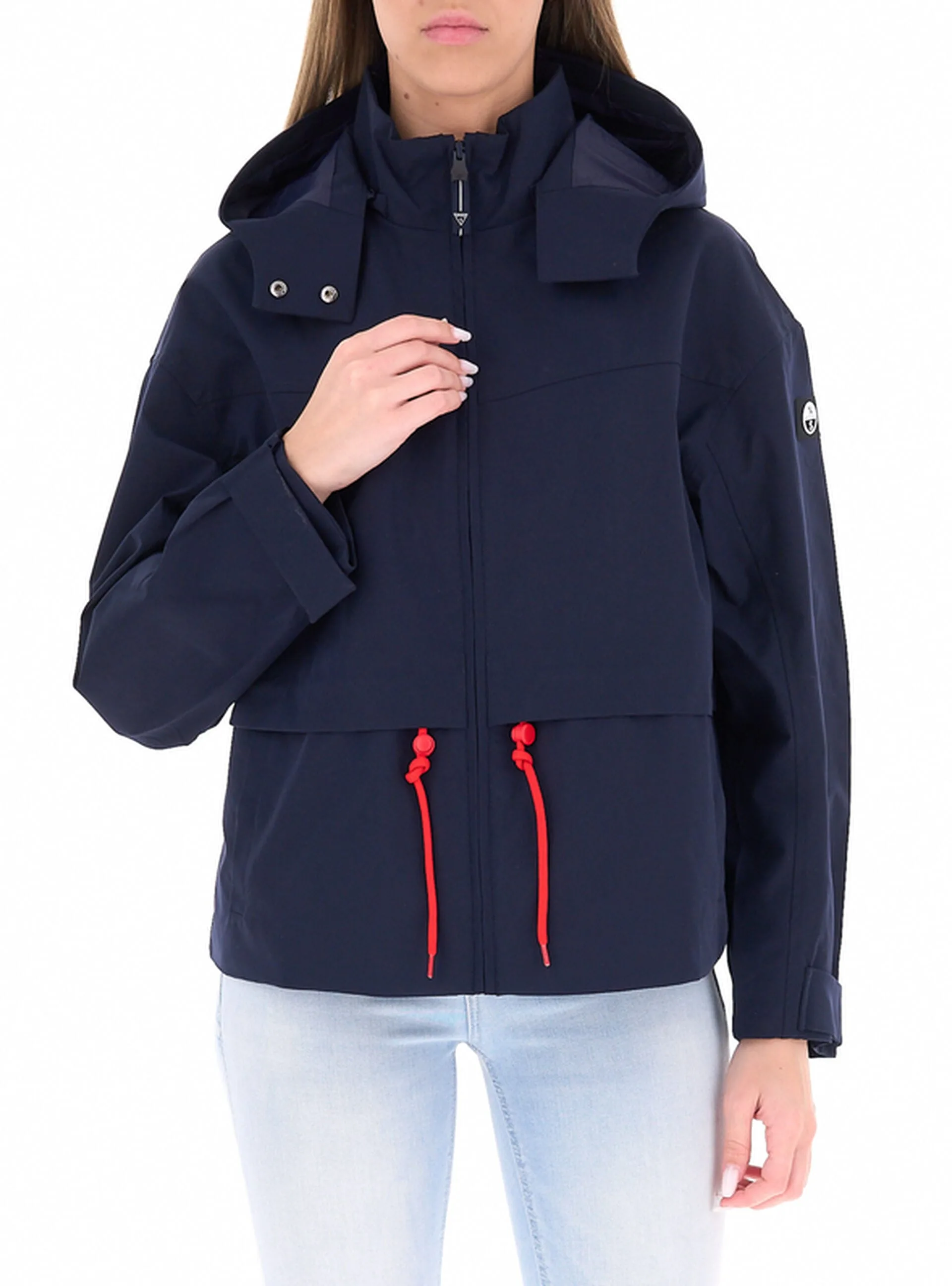 Giubbino con cappuccio BLU NAVY M - Guess X North Sails - FashionsVida
