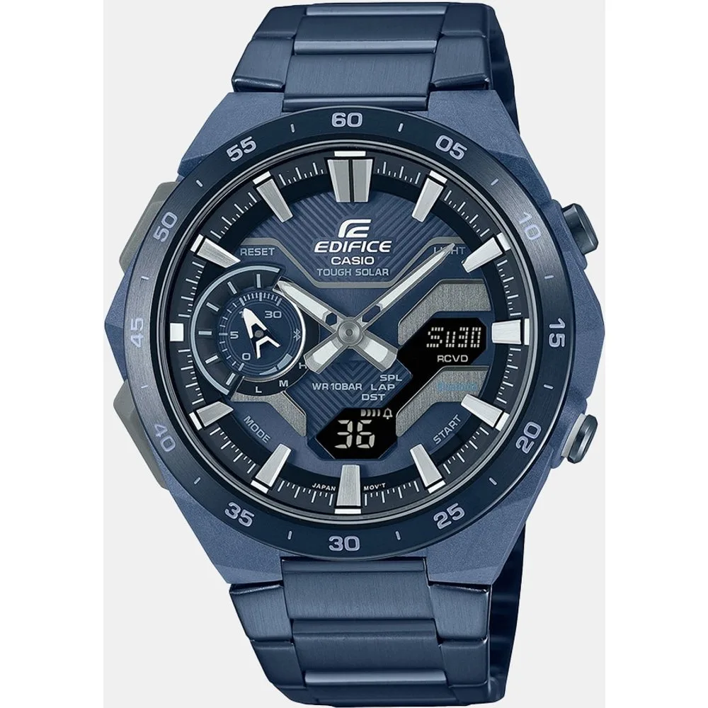 Reloj de hombre Edifice ECB-2200CB-2AEF Solar de resina negro - Casio - FashionsVida