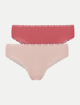 Brazilian Slip Lace Mehrfarbig L