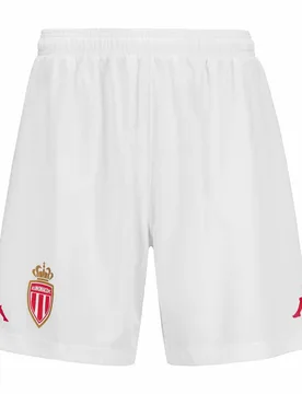 Shorts AS Monaco Ryder 2024/25 - Blanc - male - Size: 3XL - Kappa - FashionsVida