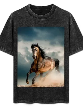 Galloping Horse T-Shirt Basic Comfort Fit T-Shirt for Men - Aliexpress - FashionsVida