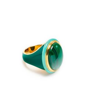 Bague tabarin malachite