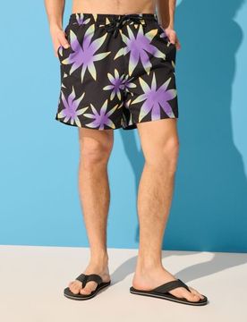 Pantaloncini mare - grigio scuro