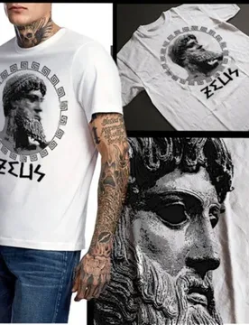 Zeus Greek Mythology Men T-Shirt Greco Roman God Spartan Gladiator Shirt Short Sleeve Casual Cotton O-Neck T Shirts - Aliexpress - FashionsVida