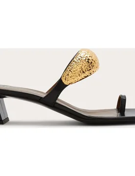 Sandalias de tacón de piel - giuseppe zanotti - FashionsVida