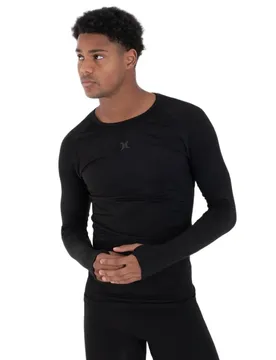 Rash Guard Manches Longues Heat Black L-XL Homme