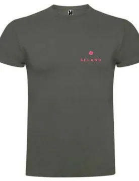 T-shirt à Manches Courtes Logo Back Plumb / Pink XL Homme
