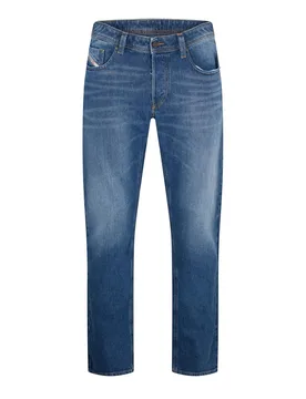 Mens Five Pocket Design Straight Leg Jeans In .Blue Denim - Size 31w/32l - Diesel - FashionsVida