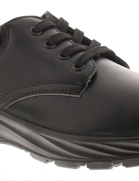 Mens Safety Shoes Steel Toe Cap Macky Black - Size Uk 10 - Tradesafe - FashionsVida