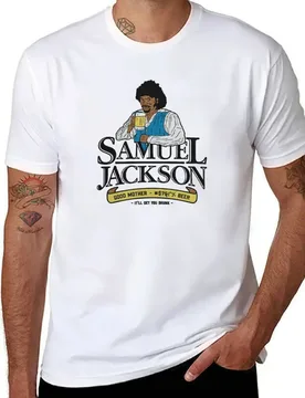 SAMUEL JACKSON BEER T-Shirt t shirt for man 100 percent cotton man t shirt luxury T-Shirt - Aliexpress - FashionsVida