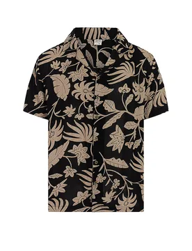 Camicia da spiaggia da uomo PRTMarrick nero M - Protest - FashionsVida