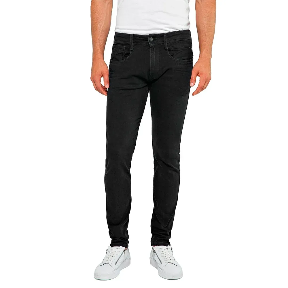 Pantaloni M091.000.85b1 Black 32 - Replay - FashionsVida