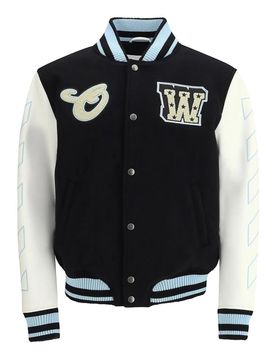 Off-White Capispalla in pelle