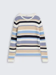 Knit structure crewneck female