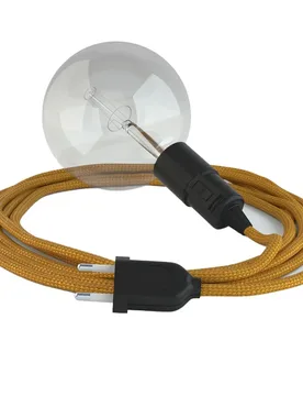 Cables Suspension Luminaire Rm05 3 M Gold / Black One Size - Creative - FashionsVida
