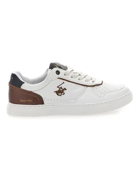 Sneakers bianche con dettagli a contrasto Polo Club Mallet LTX 40 - Beverly Hills - FashionsVida