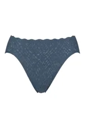 Women's 1 Pack Sloggi Zero Feel Bliss High Leg Briefs Smoky Blue L - Blue - Size: Large