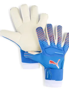 Gants De Gardien De But Ultra Ultimate Hybrid Ultra Blue / Glowing Red 10.5 unisex - Puma - FashionsVida